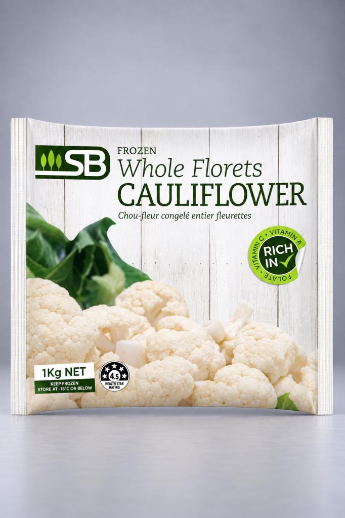 SB Whole Florets Cauliflower Chilled & Frozen