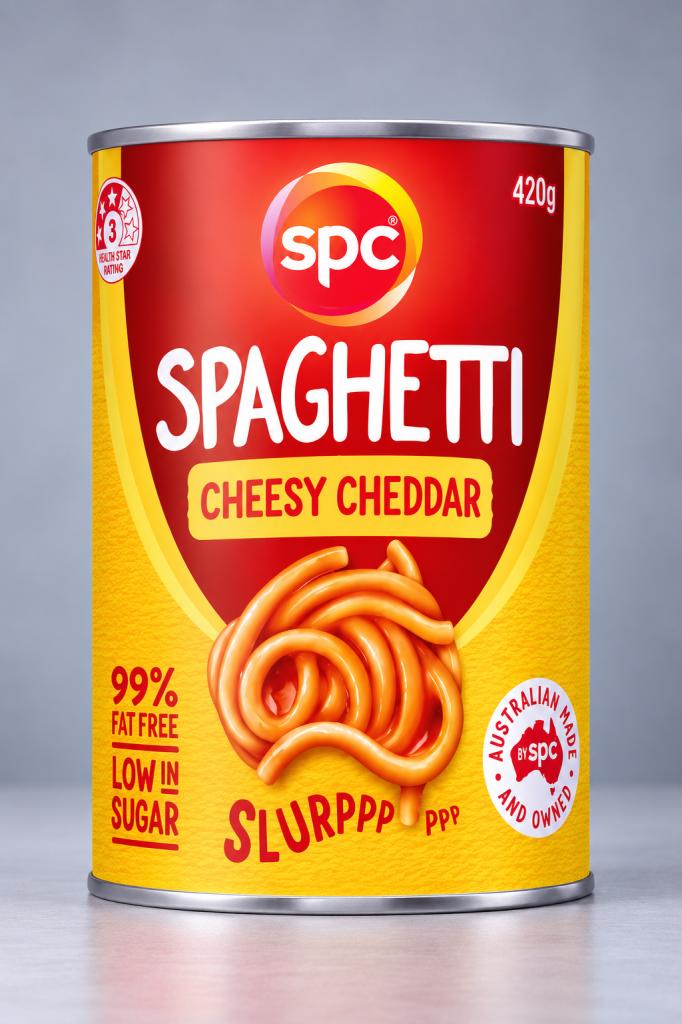SPC Spaghetti Cheesy Cheddar Canned Foods 