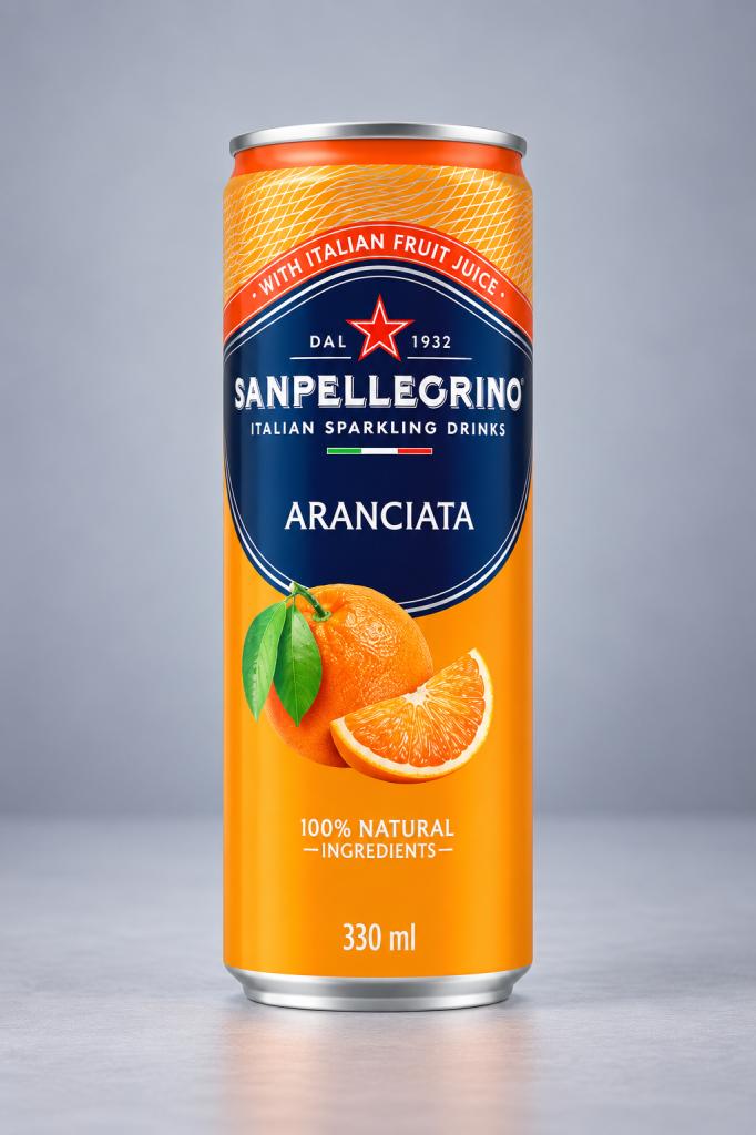 San Pellegrino Sparkling Aranciata Beverages