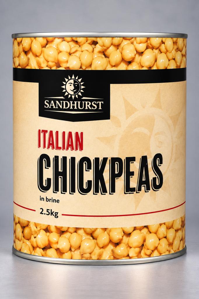 Sandhurst Chick Peas in Brine Canned Foods 