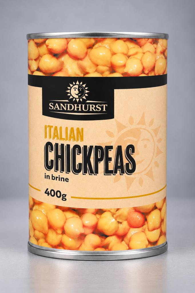 Sandhurst Italian Chickpeas in Brine Canned Foods 