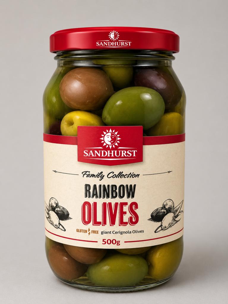 Sandhurst Rainbow Olives Oil, Condiments & Dressing