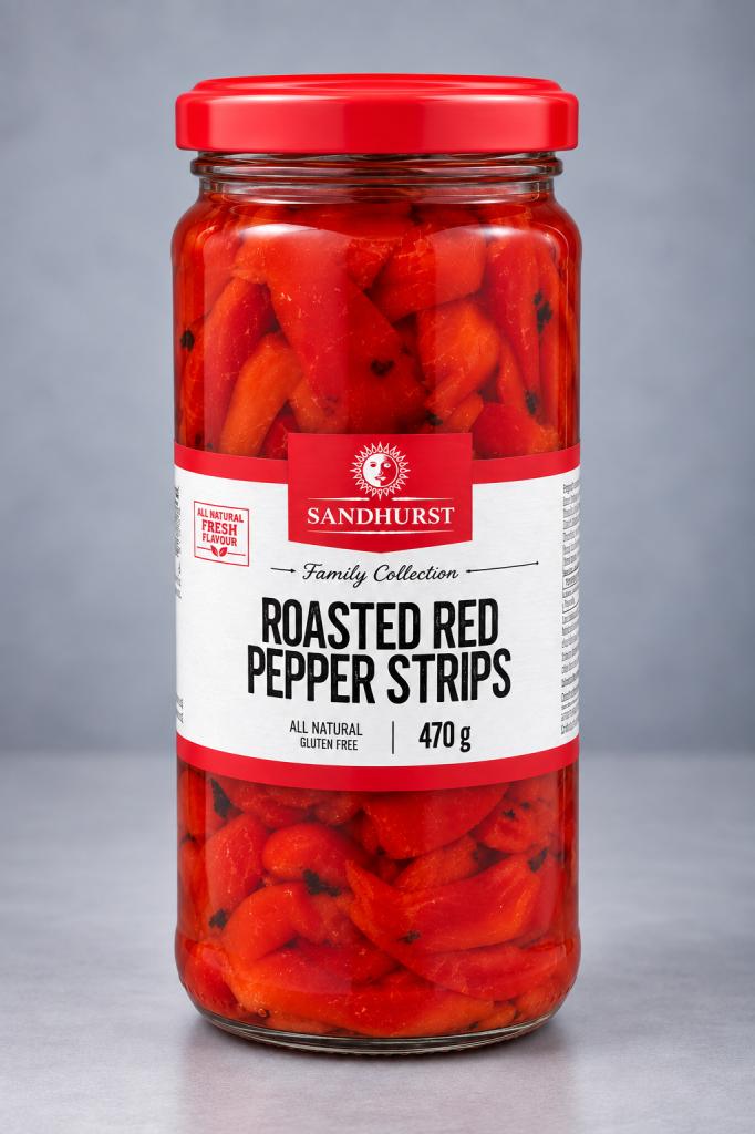 Sandhurst Roasted Red Pepper Strips  Olives & Antipasti