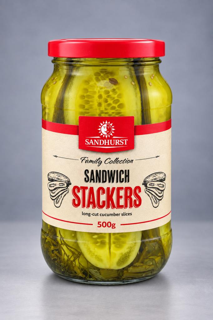 Sandhurst Sandwich Stackers Sliced Gherkins  Olives & Antipasti
