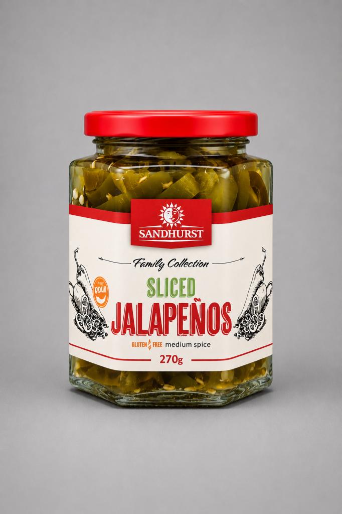 Sandhurst Sliced Jalapenos Oil, Condiments & Dressing