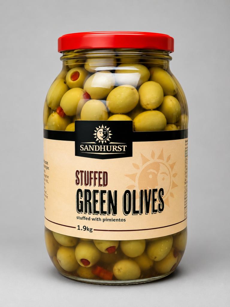 Sandhurst Stuffed Green Olives Oil, Condiments & Dressing