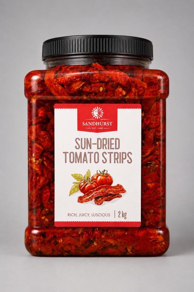 Sandhurst Sundried Tomato Strips Food Service - Olives, Pickles & Antipasti