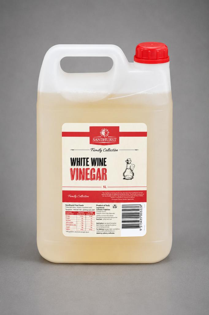 Sandhurst White Wine Vinegar Oil, Condiments & Dressing
