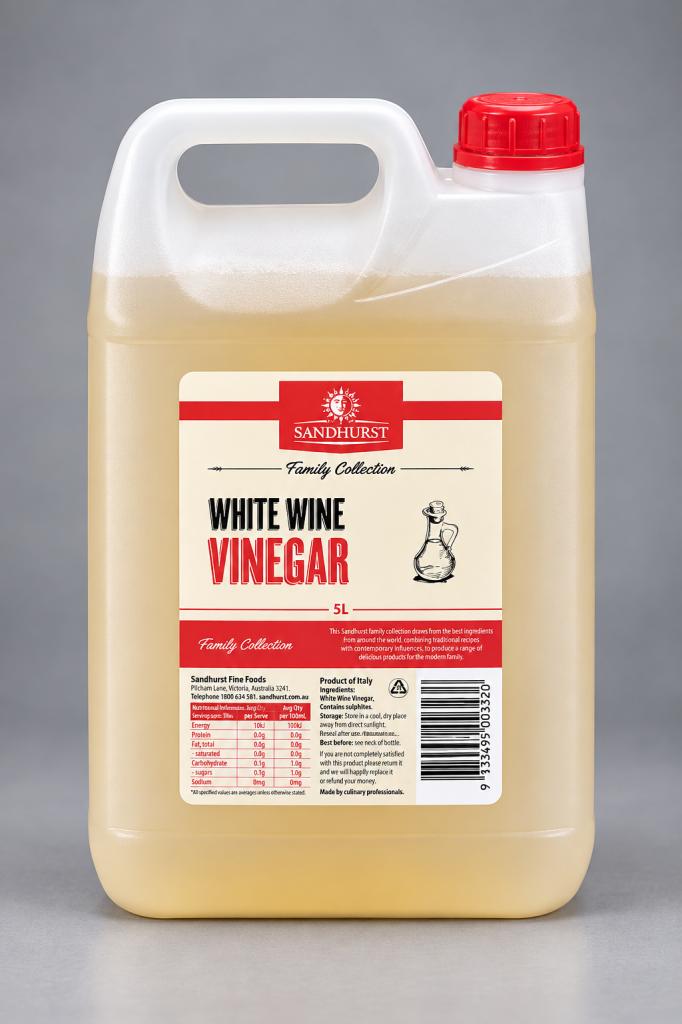 Sandhurst White Wine Vinegar Oil, Condiments & Dressing