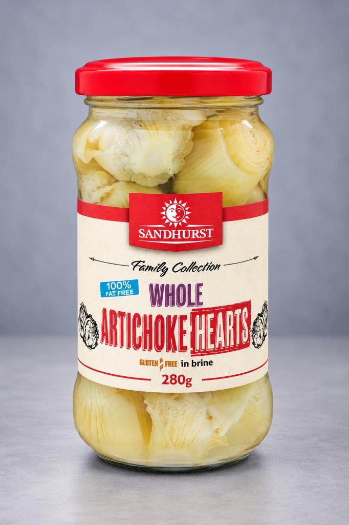 Sandhurst Whole Artichoke Hearts In Brine  Olives & Antipasti