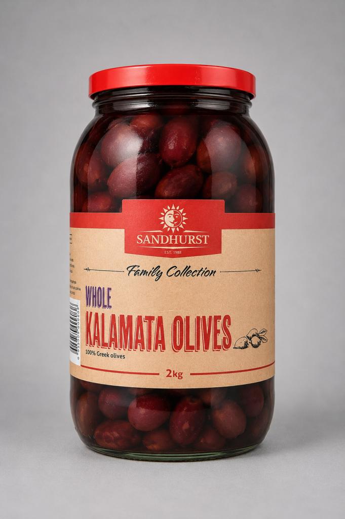 Sandhurst Whole Kalamata Olives Food Service - Olives, Pickles & Antipasti
