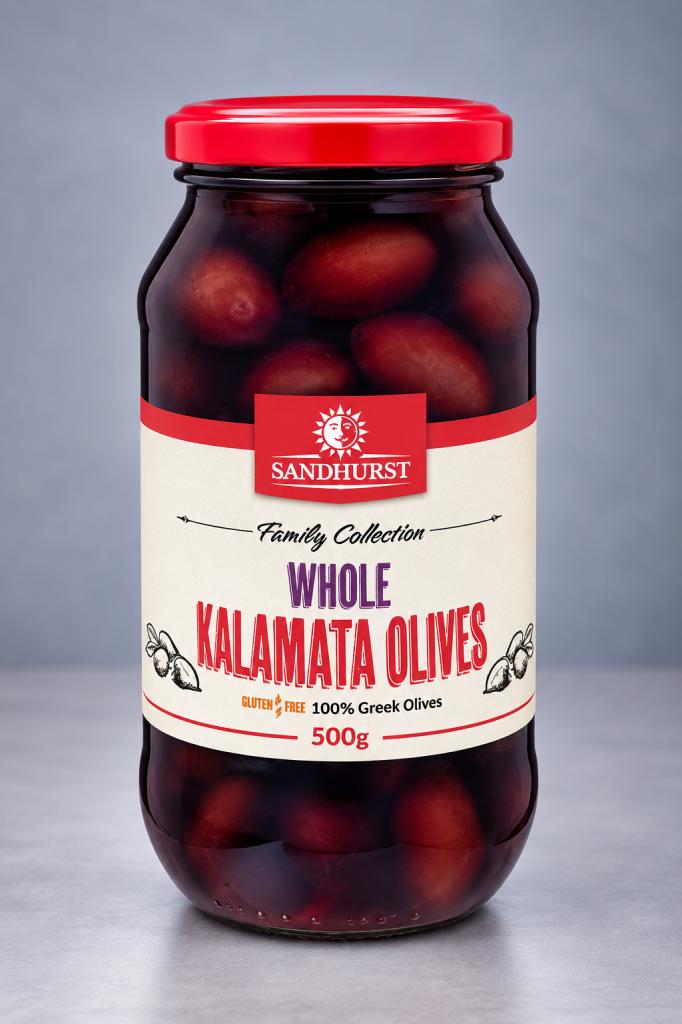 Sandhurst Whole Kalamata Olives  Olives & Antipasti