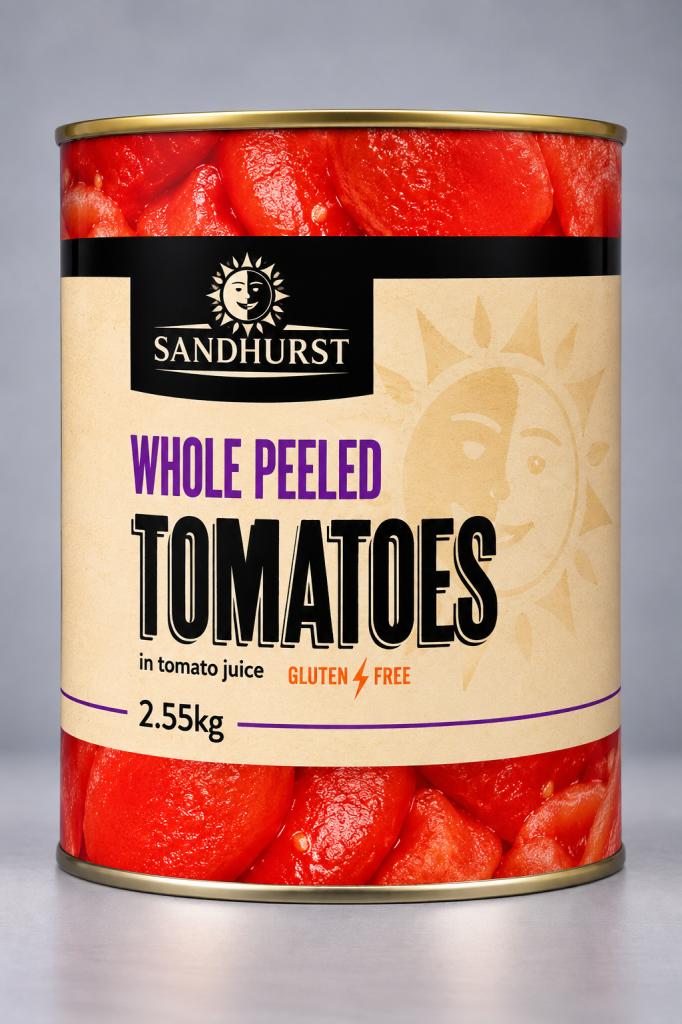 Sandhurst Whole Peeled Tomatoes Canned Foods 