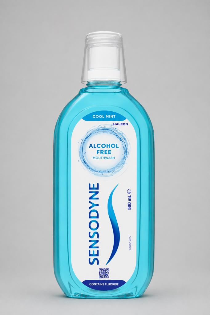 Sensodyne Alcohol Free Mouthwash Cool Mint Dental & Oral Care
