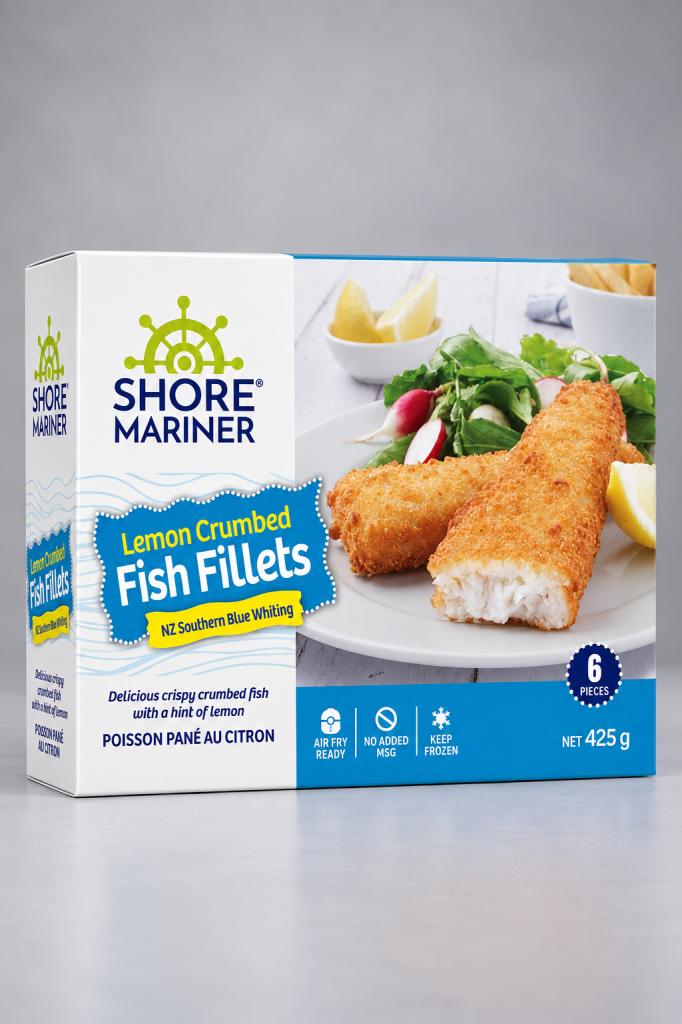 Shore Mariner Crumbed Lemon Fish Frozen Meat & Seafood