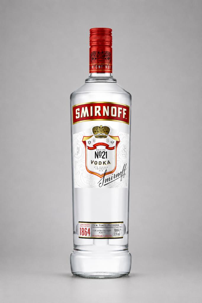 Smirnoff Red Vodka Imported Spirits