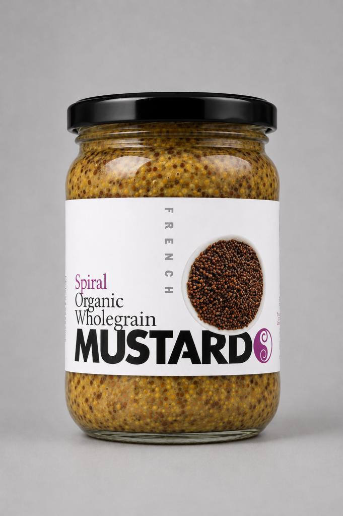 Spiral Organic Wholegrain Mustard Oil, Condiments & Dressing