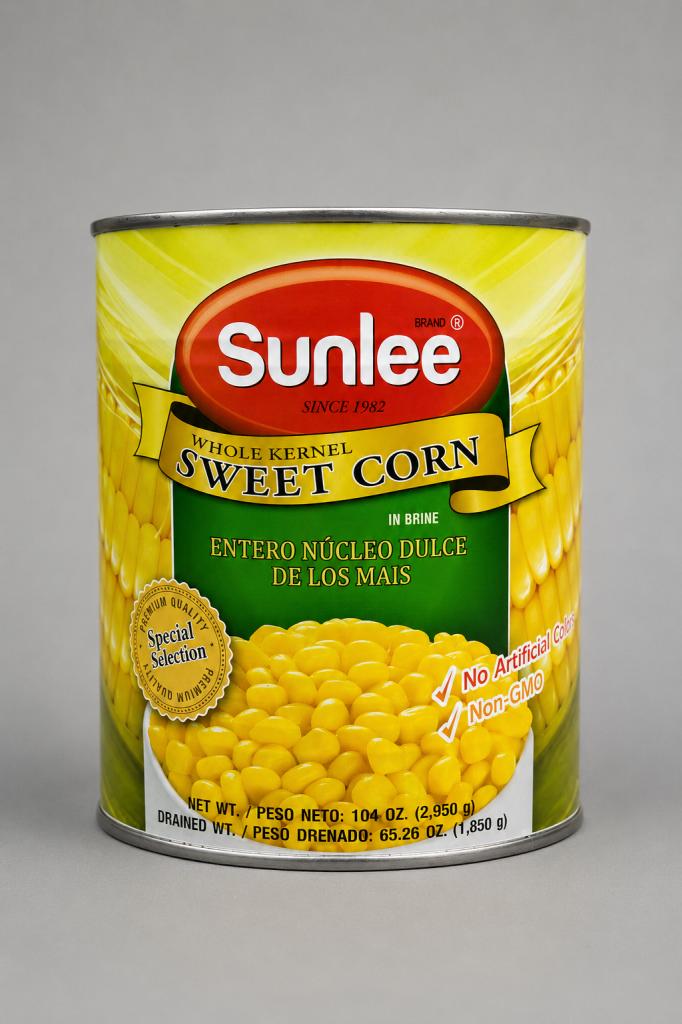 Sunlee Sweet Corn Kernels Canned Vegetables