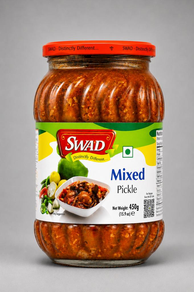 Swad Mixed Pickle Oil, Condiments & Dressing
