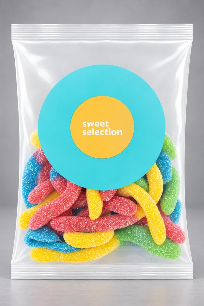 Sweet Selection Sour Worms Snacks & Sweets