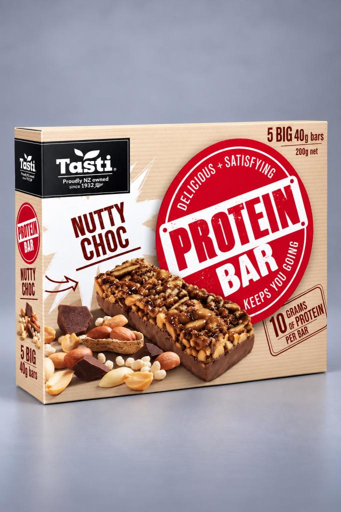 Tasti Protein Bar Nutty Choc Snacks & Sweets