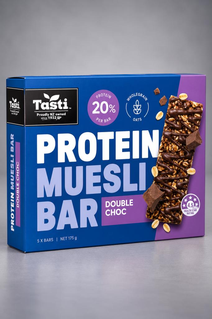 Tasti Protein Muesli Bar Double Choc Snacks & Sweets