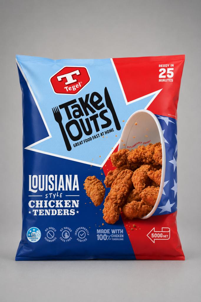 Tegel Louisiana Style Chicken Tender Chilled & Frozen