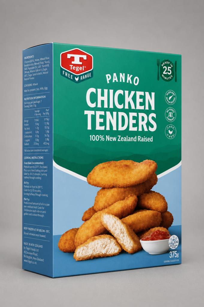 Tegel Panko Chicken Tender Chilled & Frozen