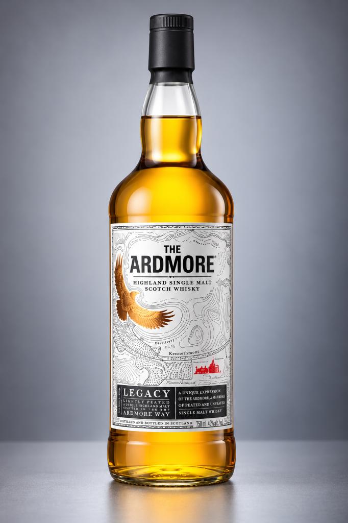 The Ardmore Traditional Peated Imported Spirits