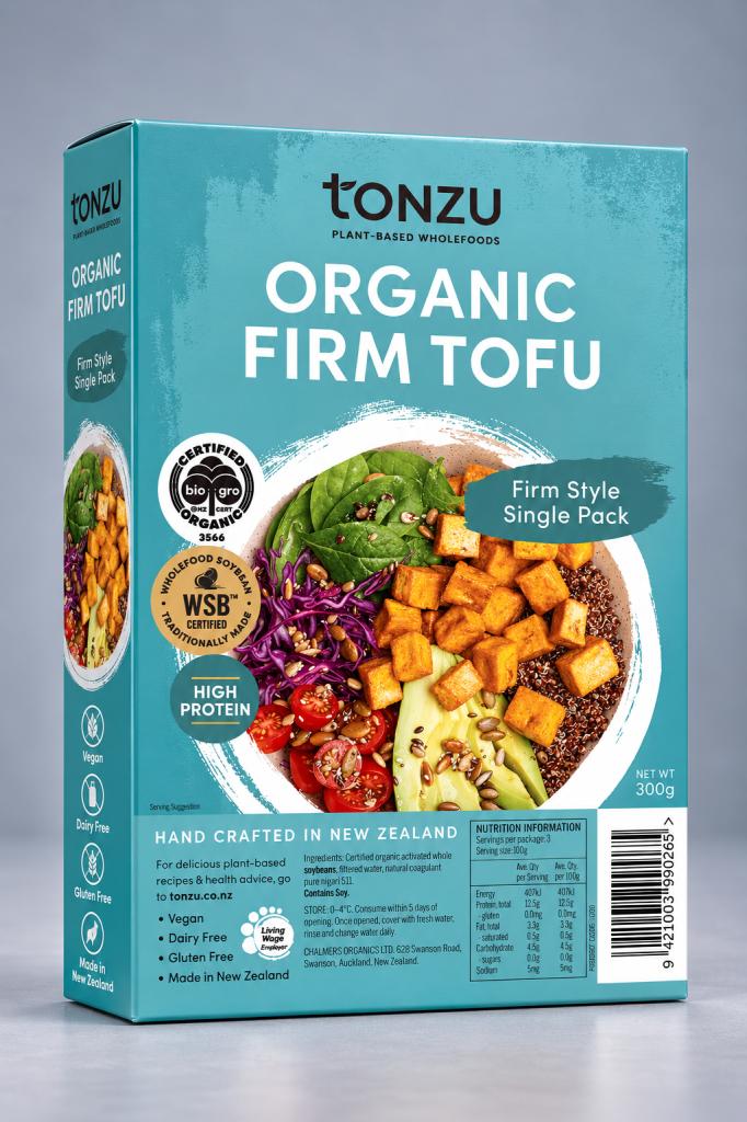 Tonzu Organic Tofu Firm Style Chilled & Frozen