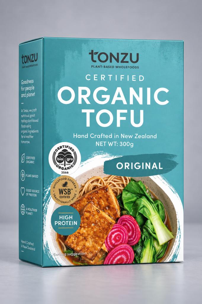 Tonzu Organic Tofu Original Chilled & Frozen