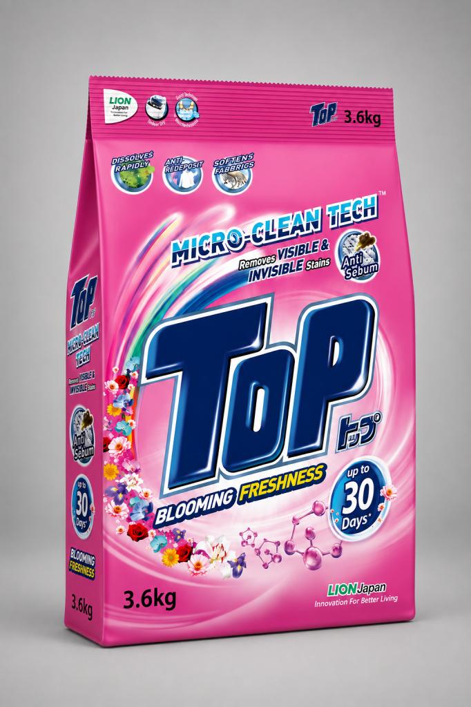 Top Blooming Fresh Detergent Powder Household & Pets