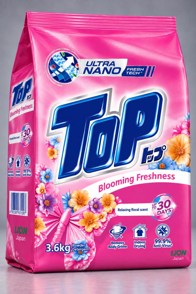 Top Blooming Fresh Detergent Powder Household & Pets