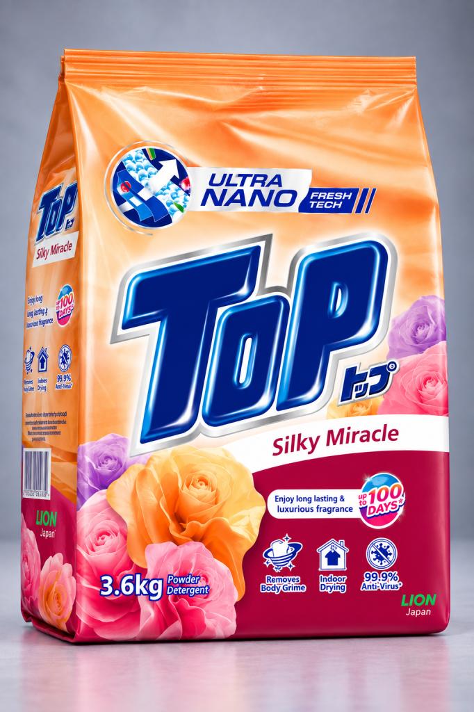 Top Silky Miracle Detergent Powder Household & Pets