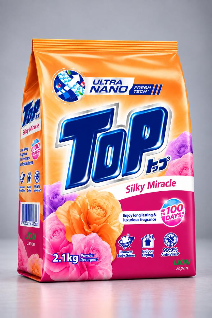 Top Silky Miracle Detergent Powder Household & Pets
