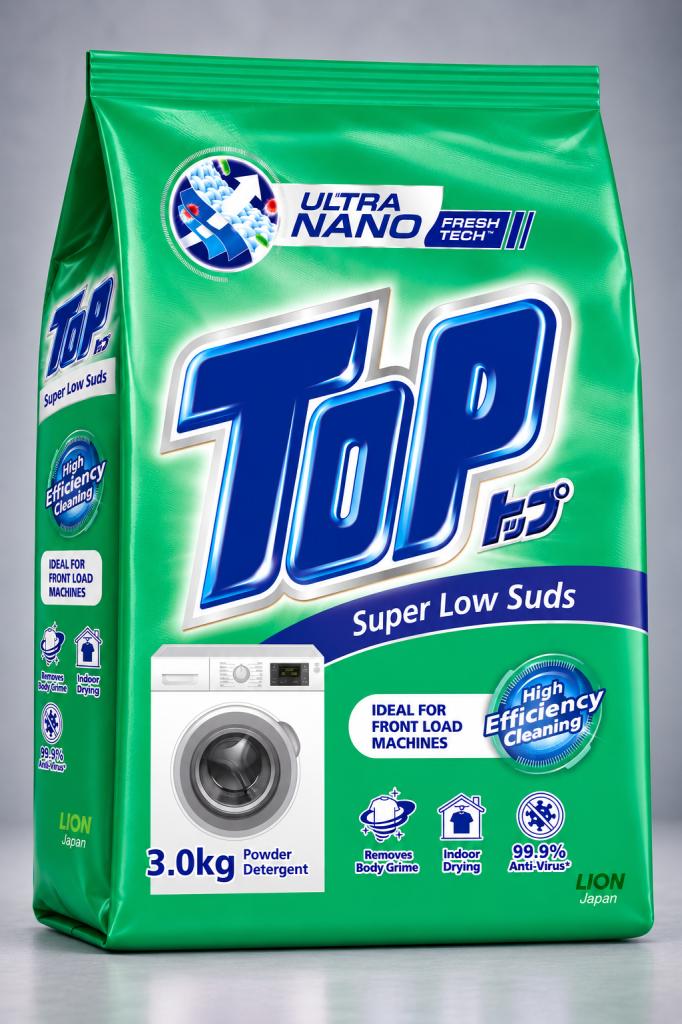 Top Super Low SUDS Detergent Powder Household & Pets