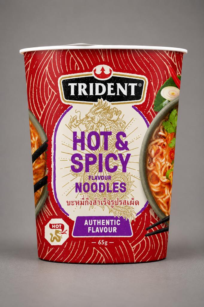 Trident Hot & Spicy Noodles Cup Noodles