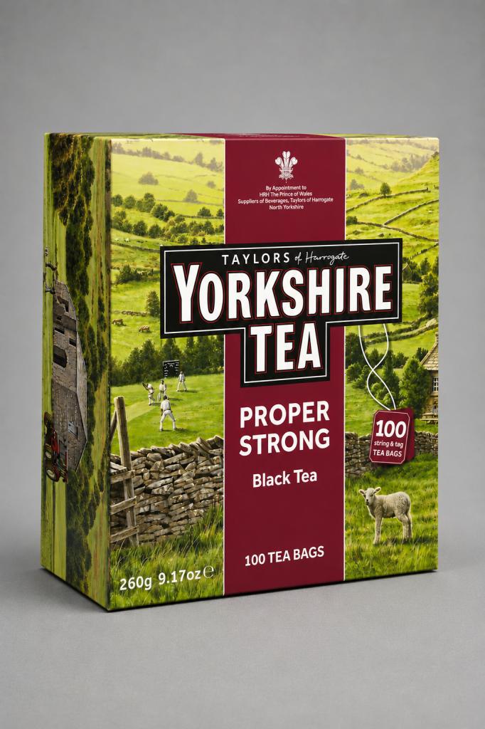 Yorkshire Teabags 100`s Beverages