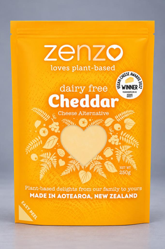 Zenzo Dairy Free Cheese Cheddar Chilled & Frozen